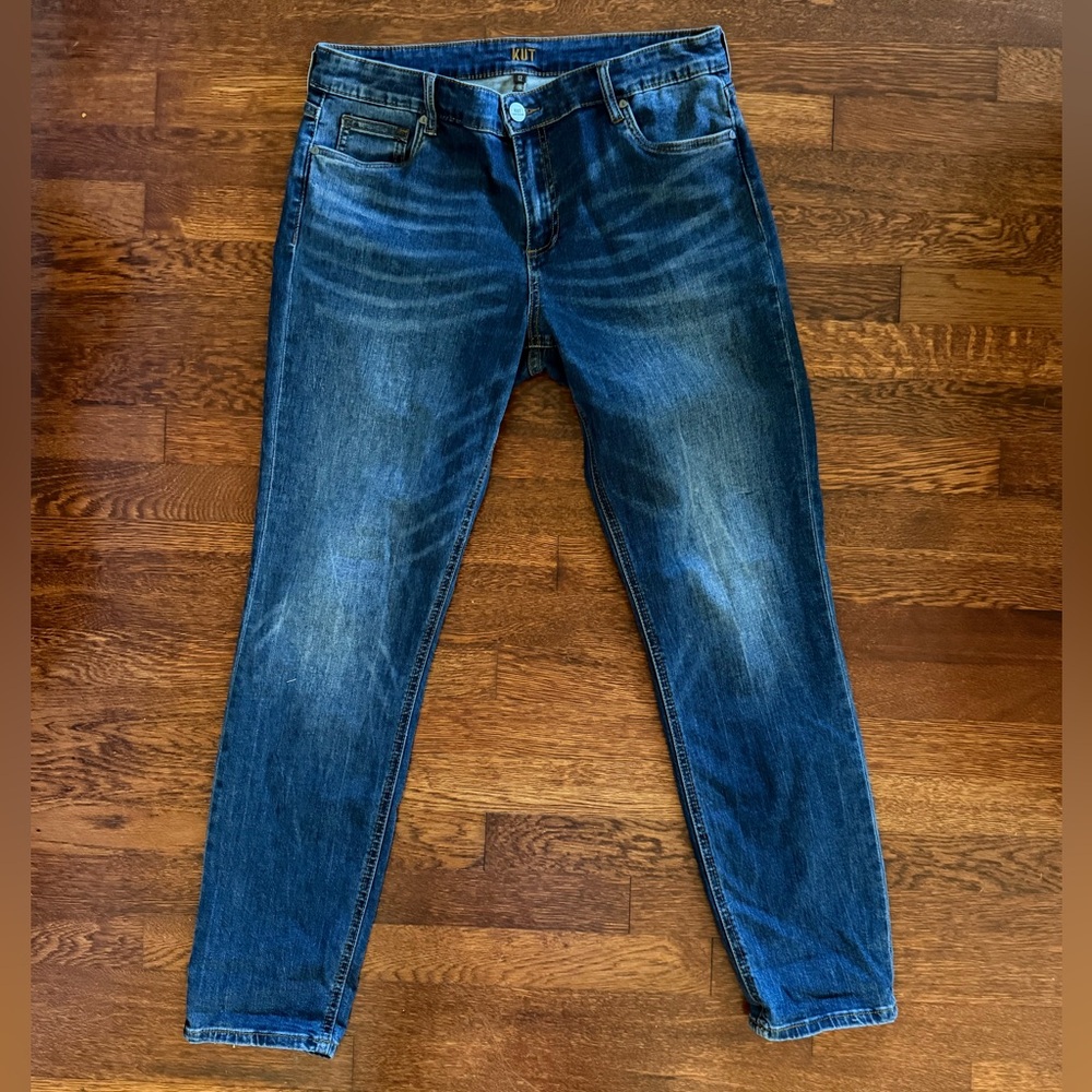 KUT from the kloth, sz 12 slouchy boyfriend jeans.